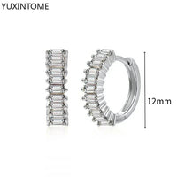 White crystal earrings (925)AzizaK