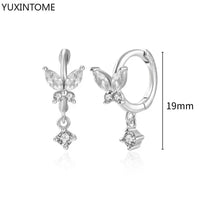 White crystal earrings (925)AzizaK