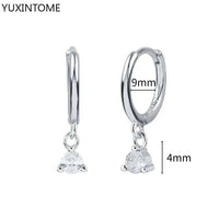 White crystal earrings (925)AzizaK