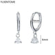 White crystal earrings (925)AzizaK