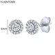 White crystal earrings (925)AzizaK