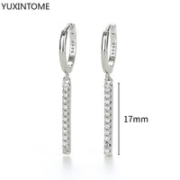 White crystal earrings (925)AzizaK