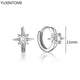White crystal earrings (925)AzizaK