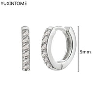 White crystal earrings (925)AzizaK