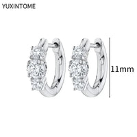 White crystal earrings (925)AzizaK