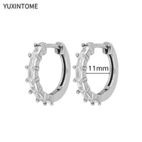 White crystal earrings (925)AzizaK