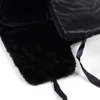 Winter Hat Faux Rabbit Fur EarpieceAzizaK
