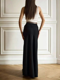 Wolf Eel Casual Satin SkirtAzizaK