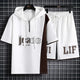 Youth Streetwear Set – Men's Short Sleeve T-Shirt & Shorts (2 - Piece)AzizaK