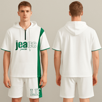 Youth Streetwear Set – Men's Short Sleeve T-Shirt & Shorts (2 - Piece)AzizaK