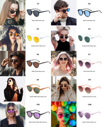 ZENOTTIC (size S) round sunglasses UV400 protection glasses ShadesAzizaK