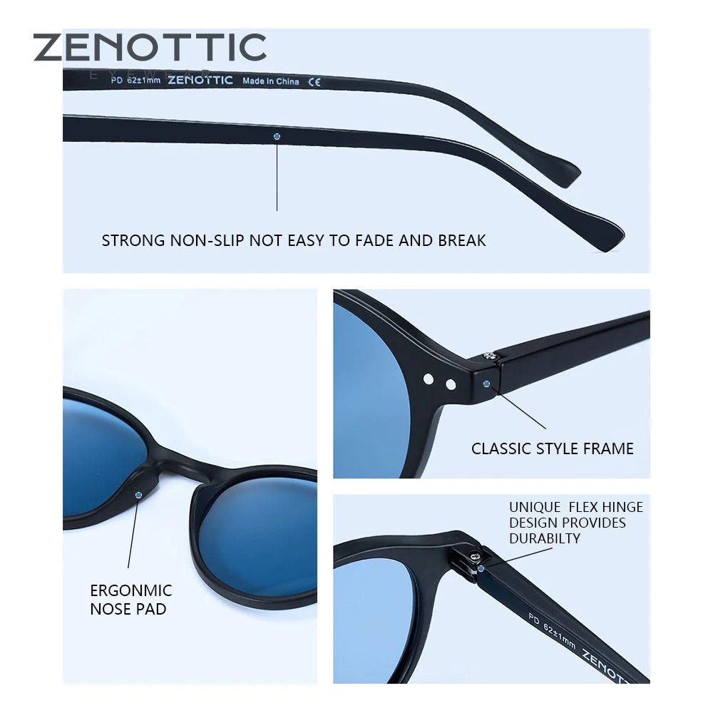 ZENOTTIC (size S) round sunglasses UV400 protection glasses ShadesAzizaK