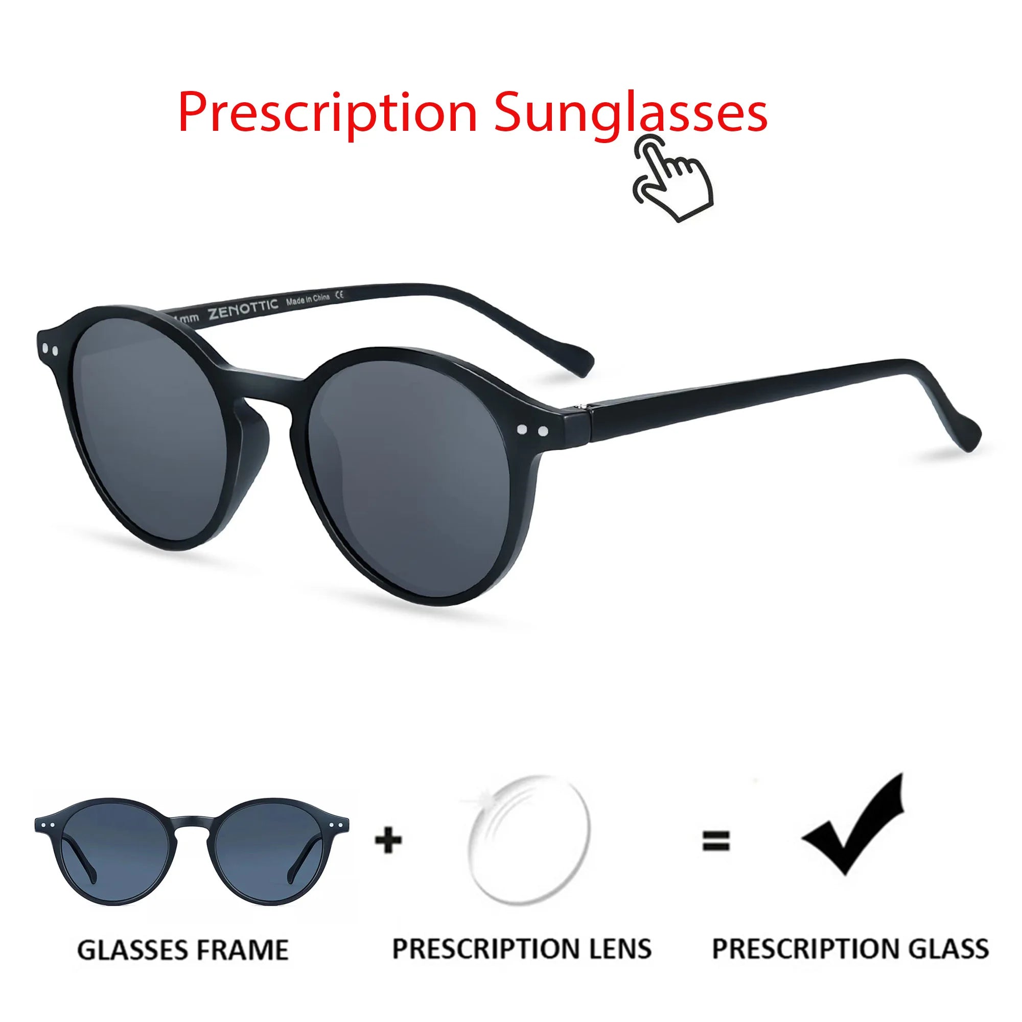 ZENOTTIC (size S) round sunglasses UV400 protection glasses ShadesAzizaK