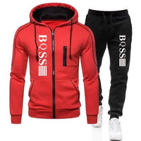 Zip - up cardigan jacket + sweatpantsAzizaK
