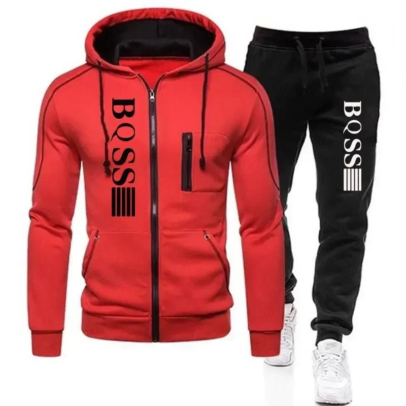 Zip - up cardigan jacket + sweatpantsAzizaK