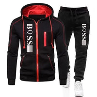 Zip - up cardigan jacket + sweatpantsAzizaK