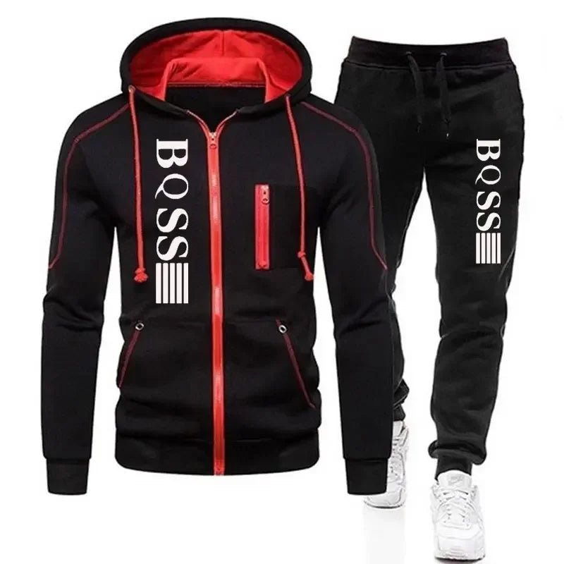 Zip - up cardigan jacket + sweatpantsAzizaK