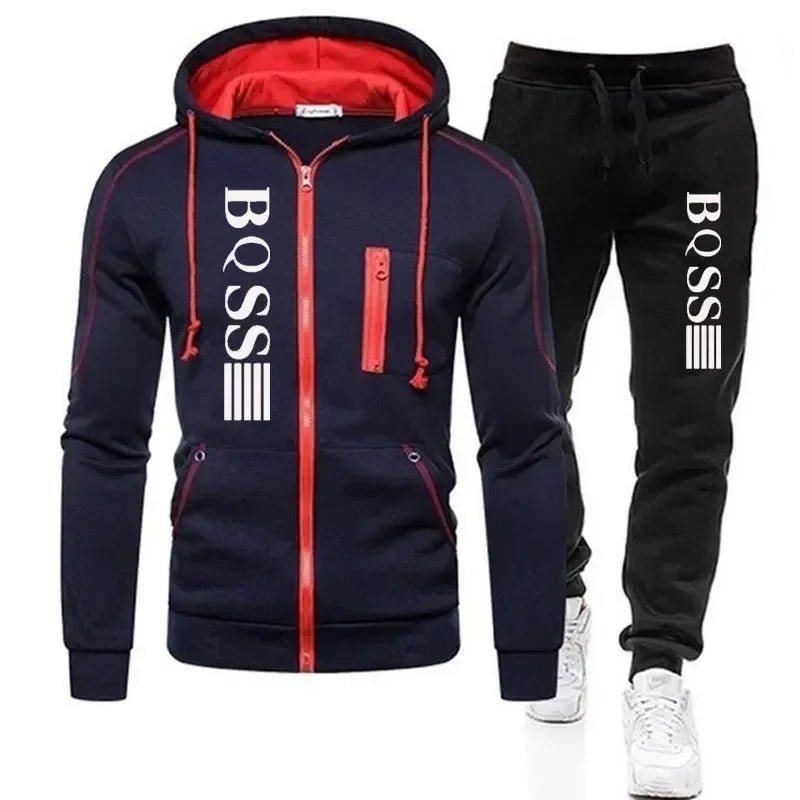 Zip - up cardigan jacket + sweatpantsAzizaK