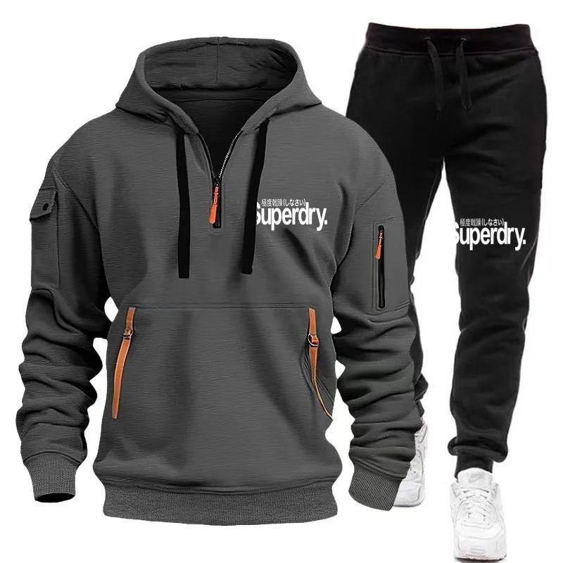 zipped hoodie + pantsAzizaK