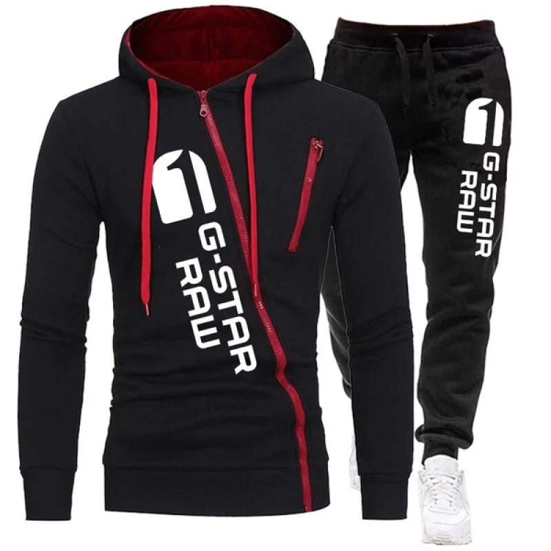 Zipper Tracksuit Hoodie + SweatpantsAzizaK