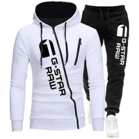 Zipper Tracksuit Hoodie + SweatpantsAzizaK