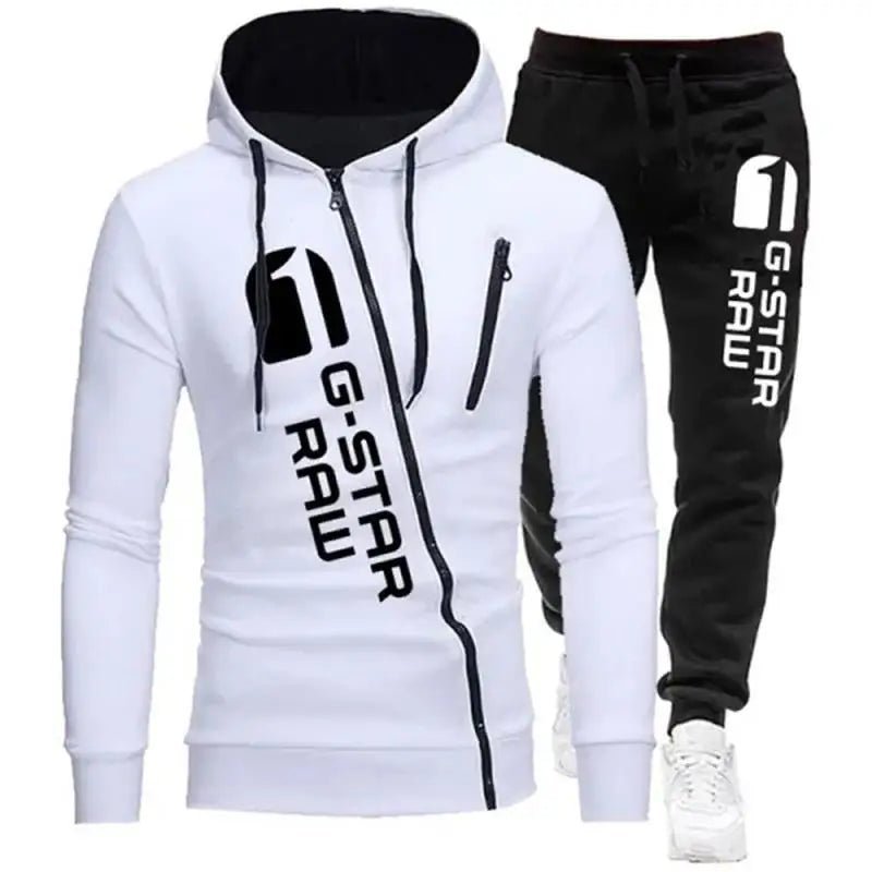 Zipper Tracksuit Hoodie + SweatpantsAzizaK