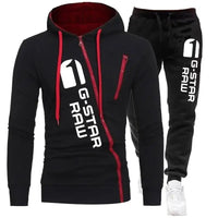 Zipper Tracksuit Hoodie + SweatpantsAzizaK