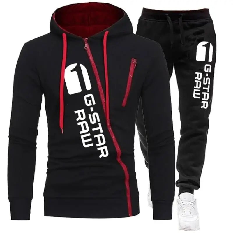 Zipper Tracksuit Hoodie + SweatpantsAzizaK